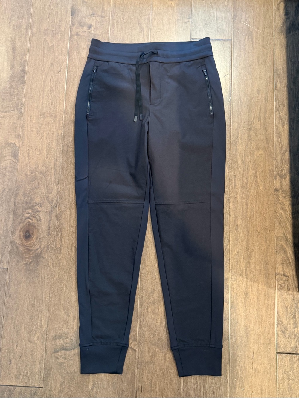 Athleta Black Headlands Hybrid Trek Slim Fit Joggers with Zip Pockets